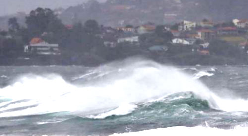 Alerta Naranja en la costa por vientos de fuerza 7
