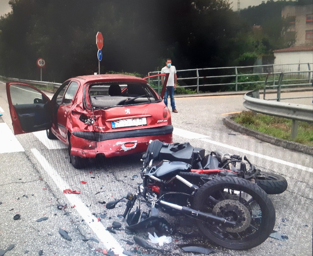 Accidente cerca Cunqueiro