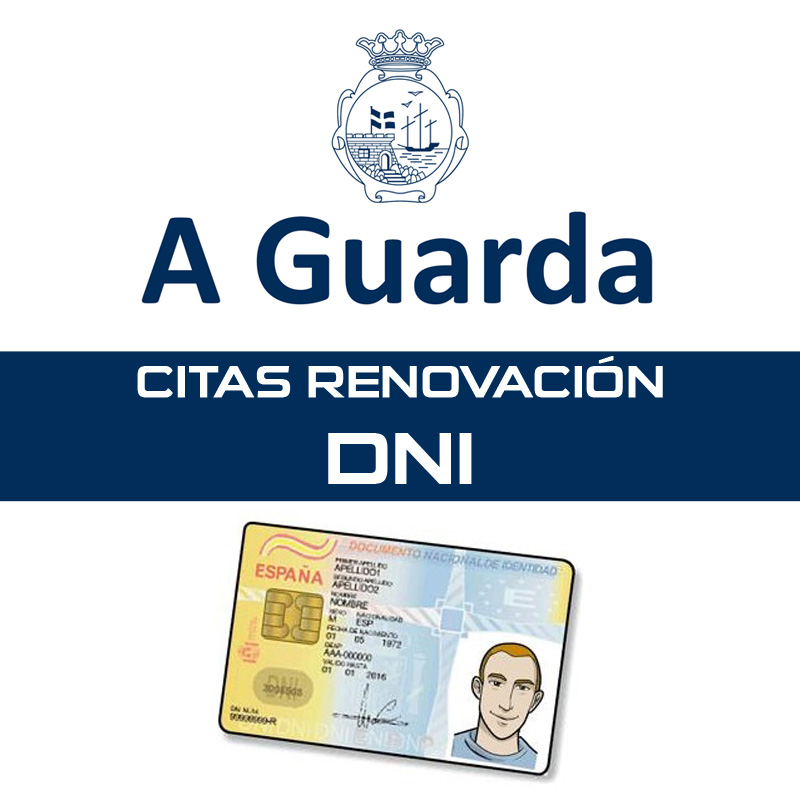 Concello A Guarda citas renovación DNI