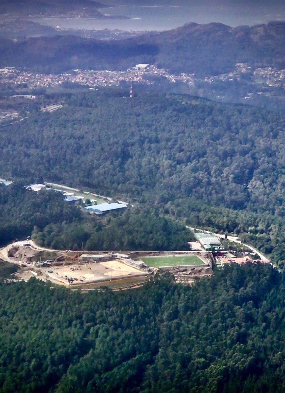 Obras de la Ciudad Deportiva del Celta en Mos