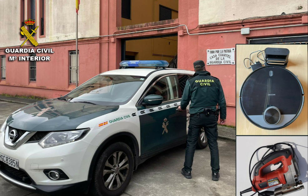 Guardia Civil Robos en A guarda