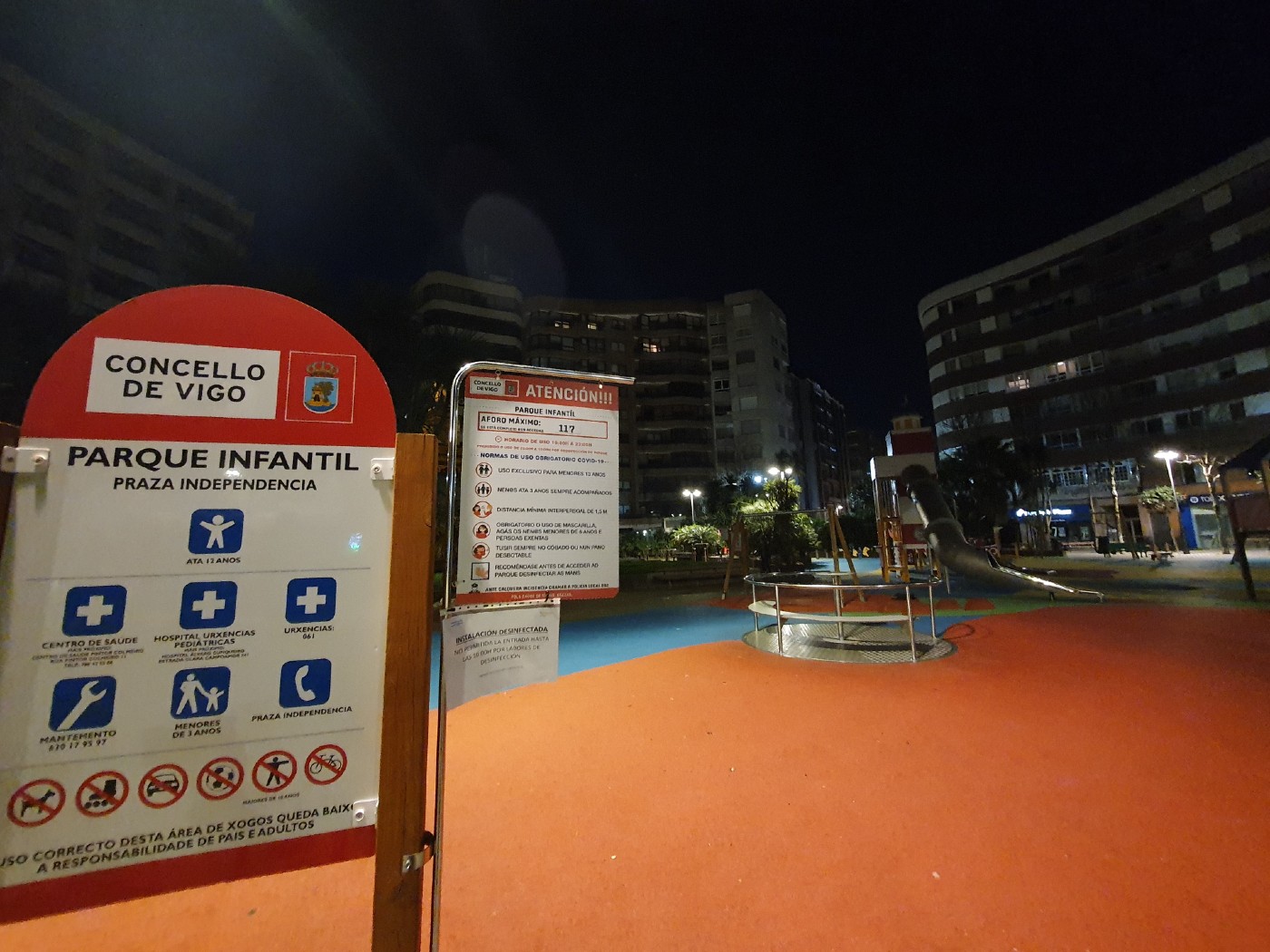 Parque infantil en Vigo