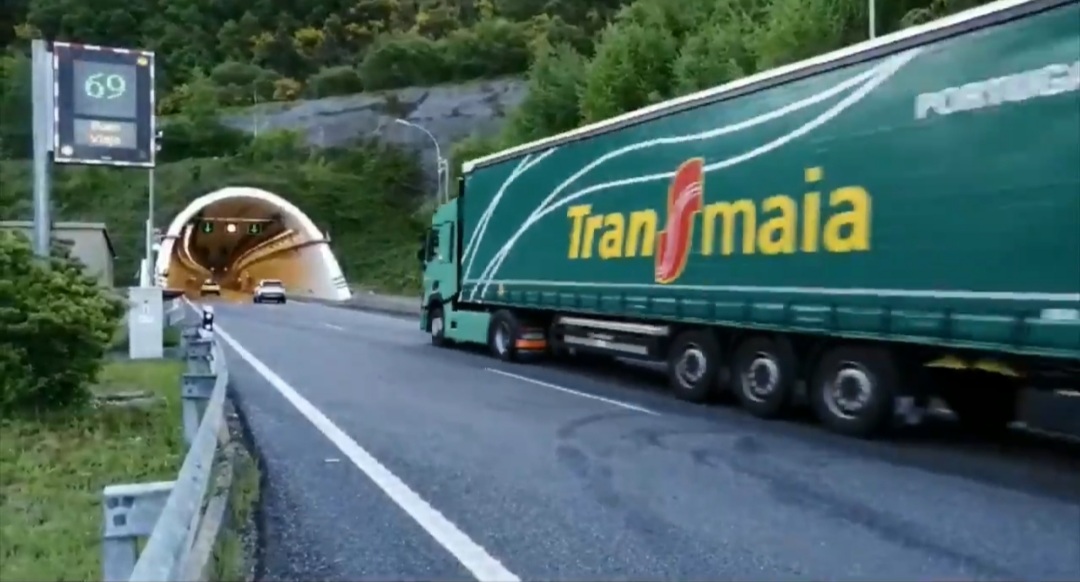 El túnel de O Folgoso, en la Autovía Vigo-Ourense, cortado desde este lunes