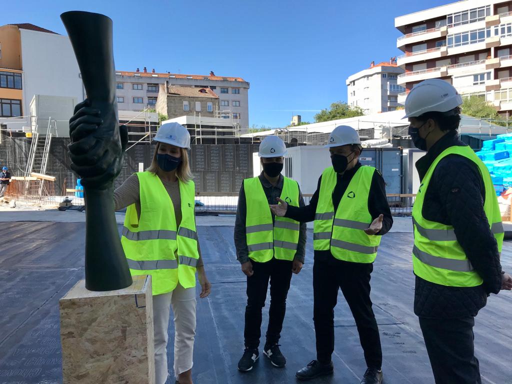 Una escultura de 5 metros dará entrada Ciudad de la Justicia de Vigo