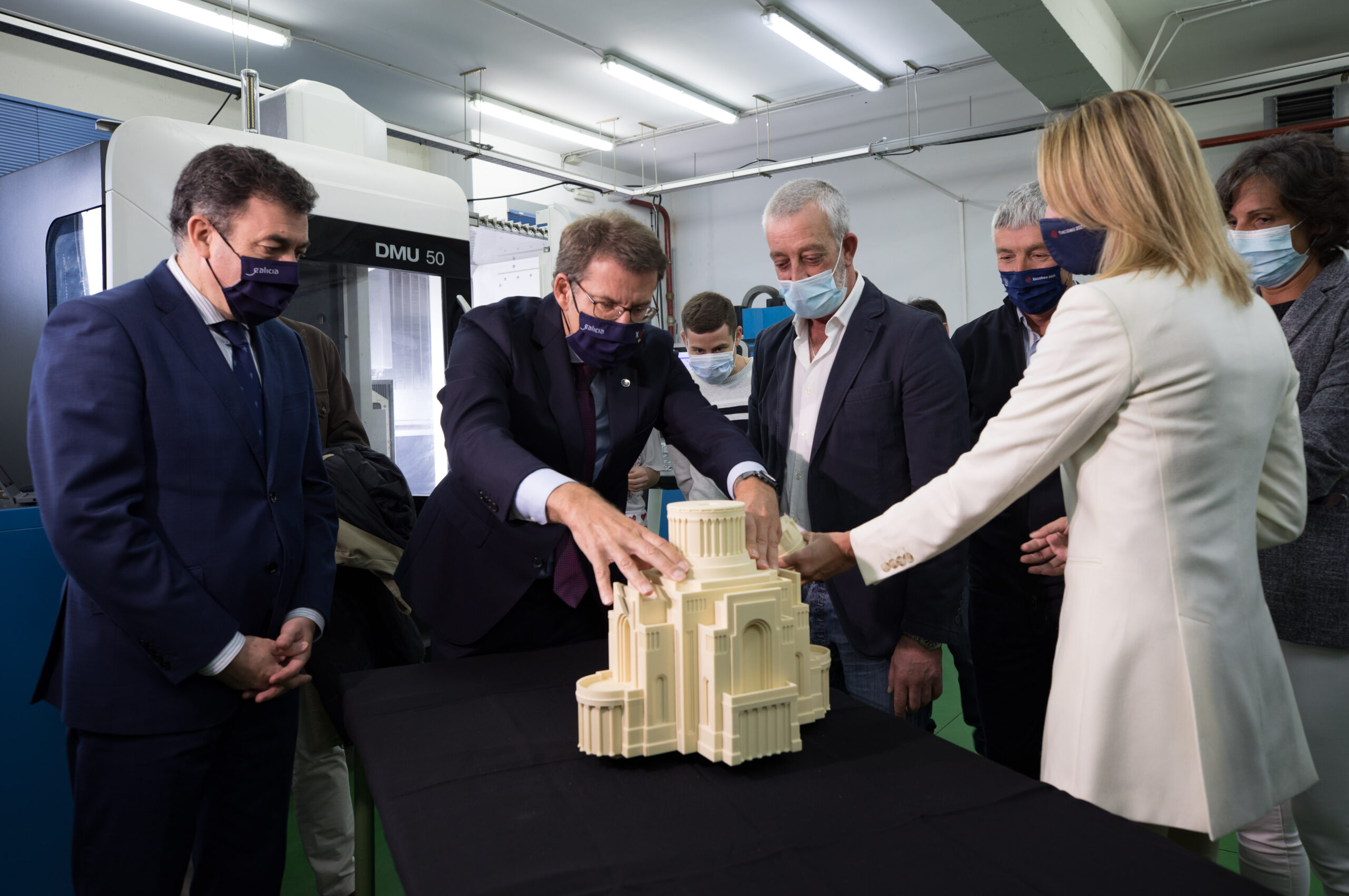 Alumnos do Politécnico recuperan en 3D a maqueta do 'Gran Vigo' de Palacios