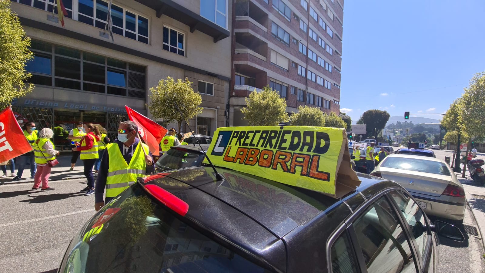 Huelga autoescuelas Vigo