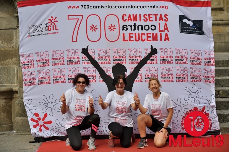 500 personas caminarán de Vigo a Pontevedra con '700 camisetas contra la leucemia'