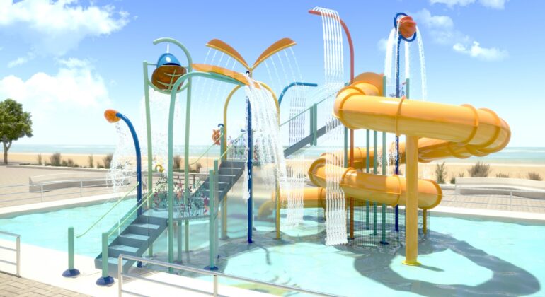 El alcalde anuncia un parque acuático que hará de Samil "la mejor playa de Europa"