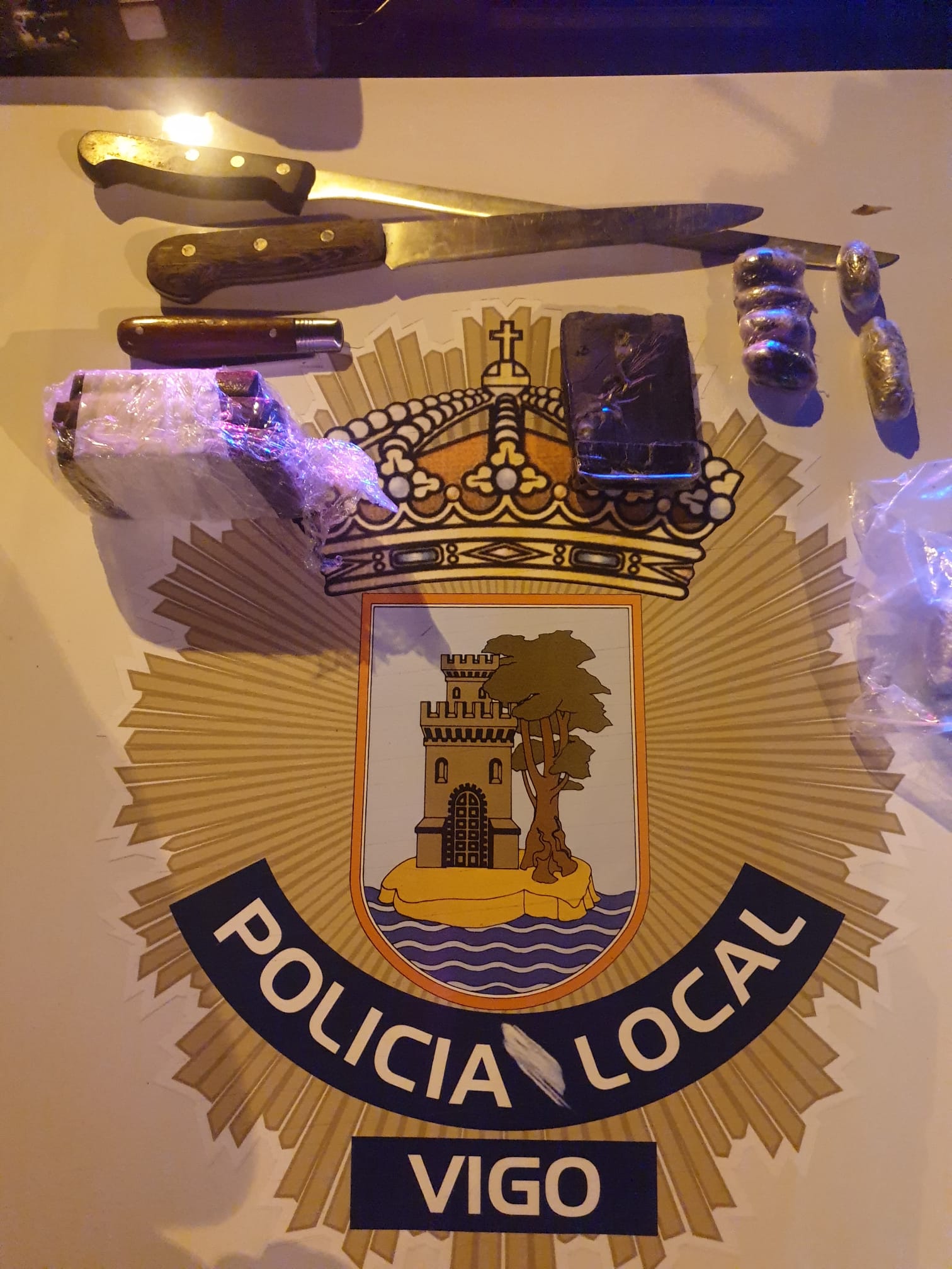 Detenidos en Vigo con medio kilo de cannabis