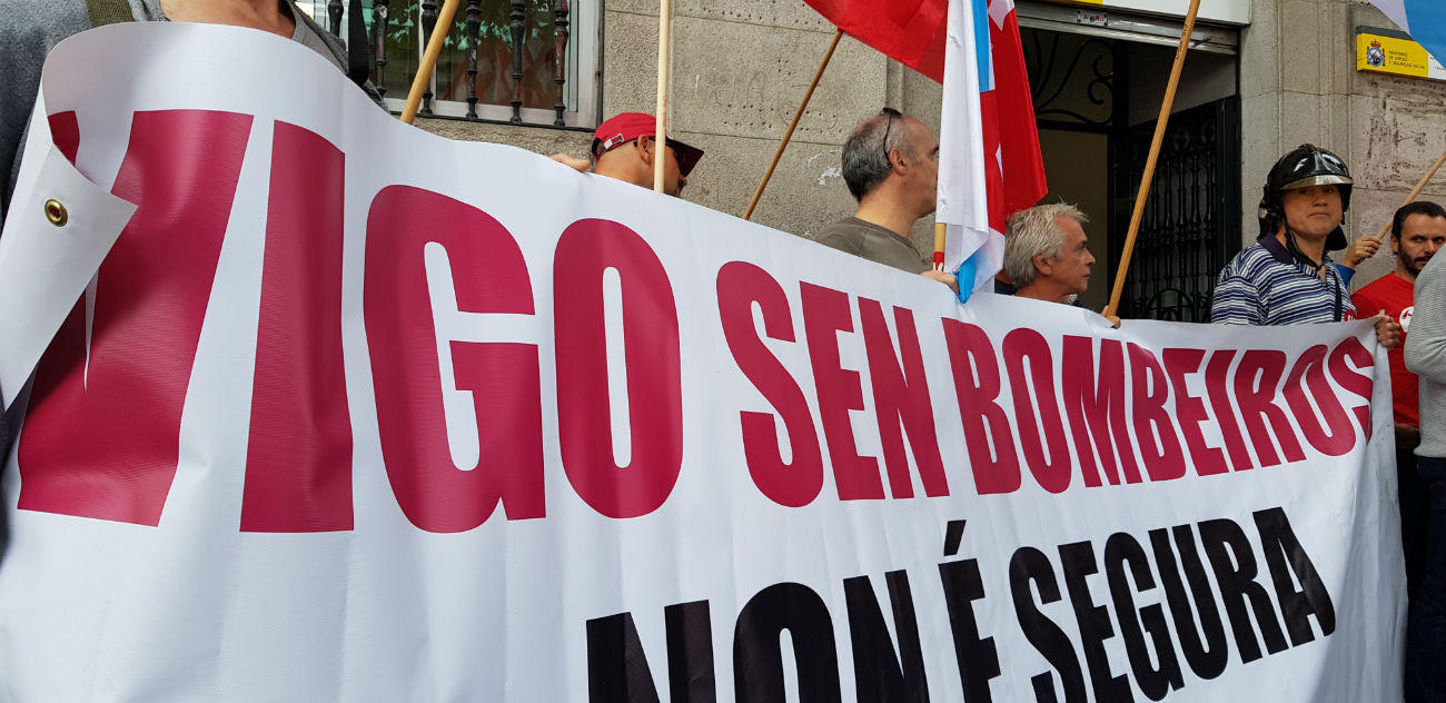 Bomberos de Vigo convocan una manifestación el sábado contra la "grave y peligrosa" situación del servicio