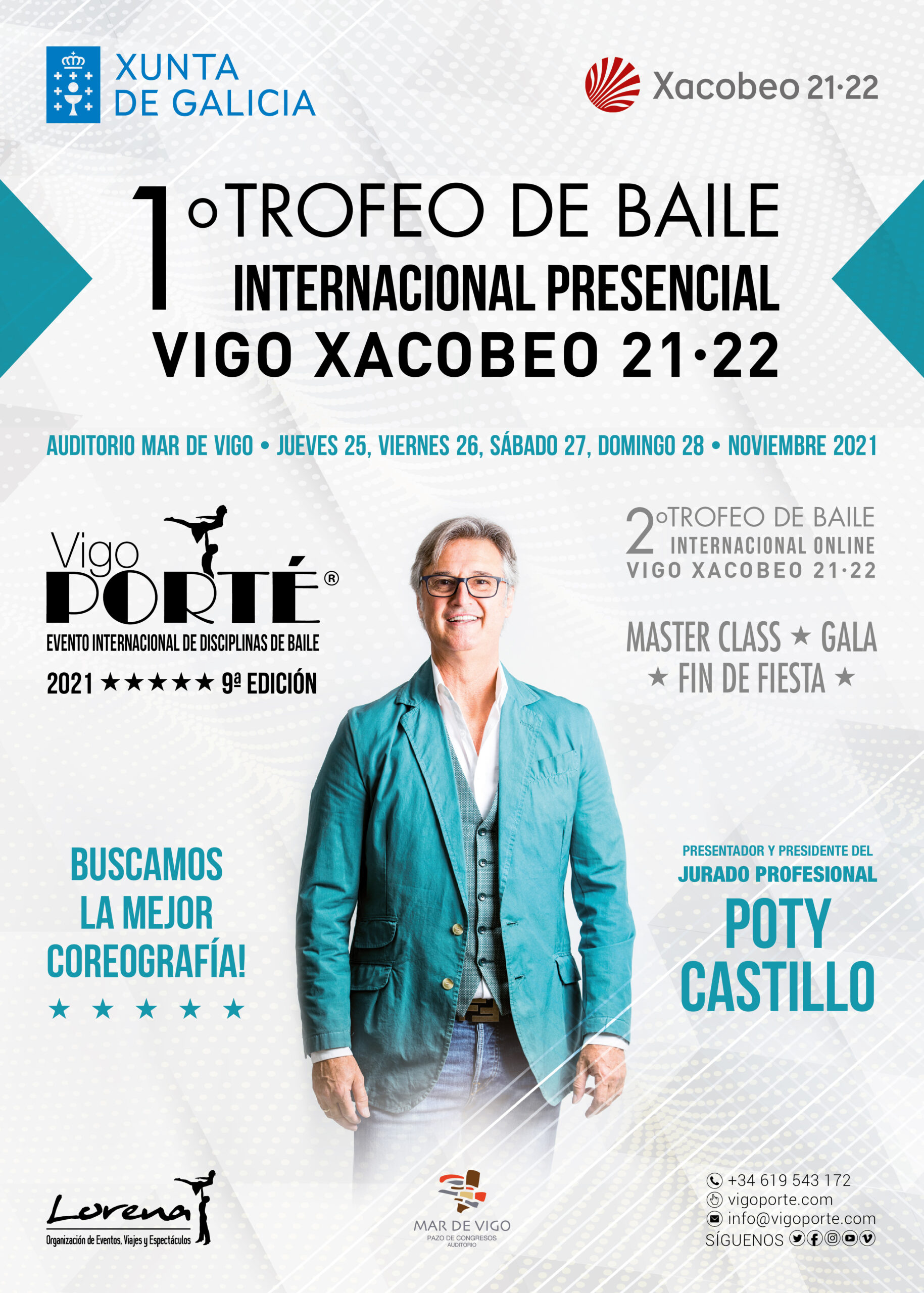 'Vigo Porté' vuelve con el "1º Trofeo de Baile Vigo Xacobeo 21.22"