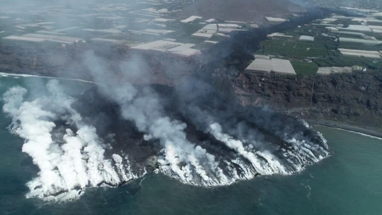 Dióxido de xofre La Palma