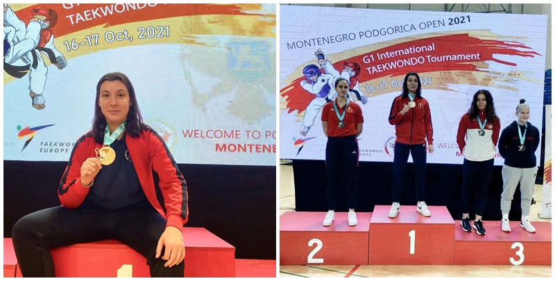 Tania Castiñeira, ouro no 'Open de Montenegro' de Taekwondo