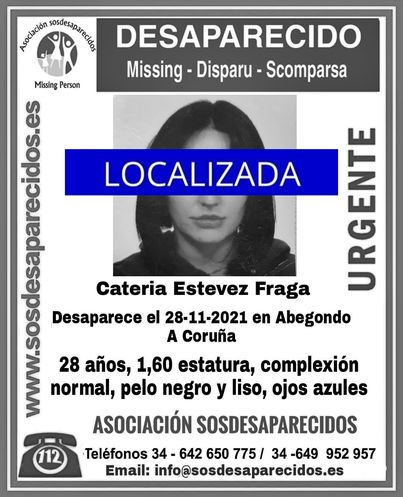 Localizada la joven desaparecida en Abegondo