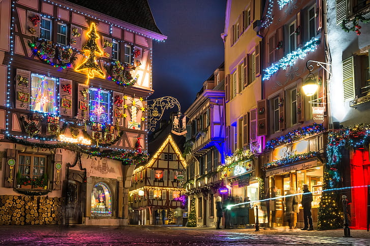Colmar, en Francia, iluminación de Navidad 2020