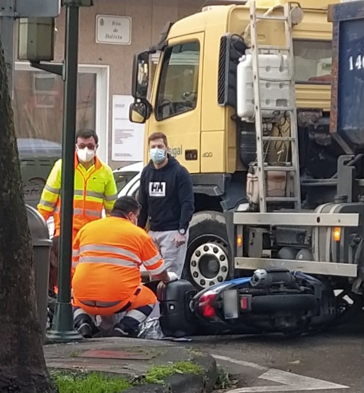 Accidente motorista Pizarro