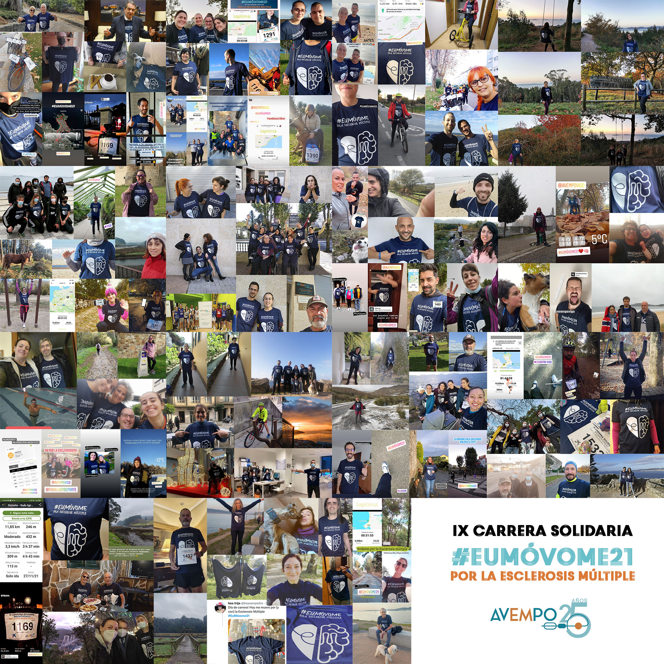 601 participantes llegan a la meta virtual de la Carrera Solidaria por la Esclerosis Múltiple