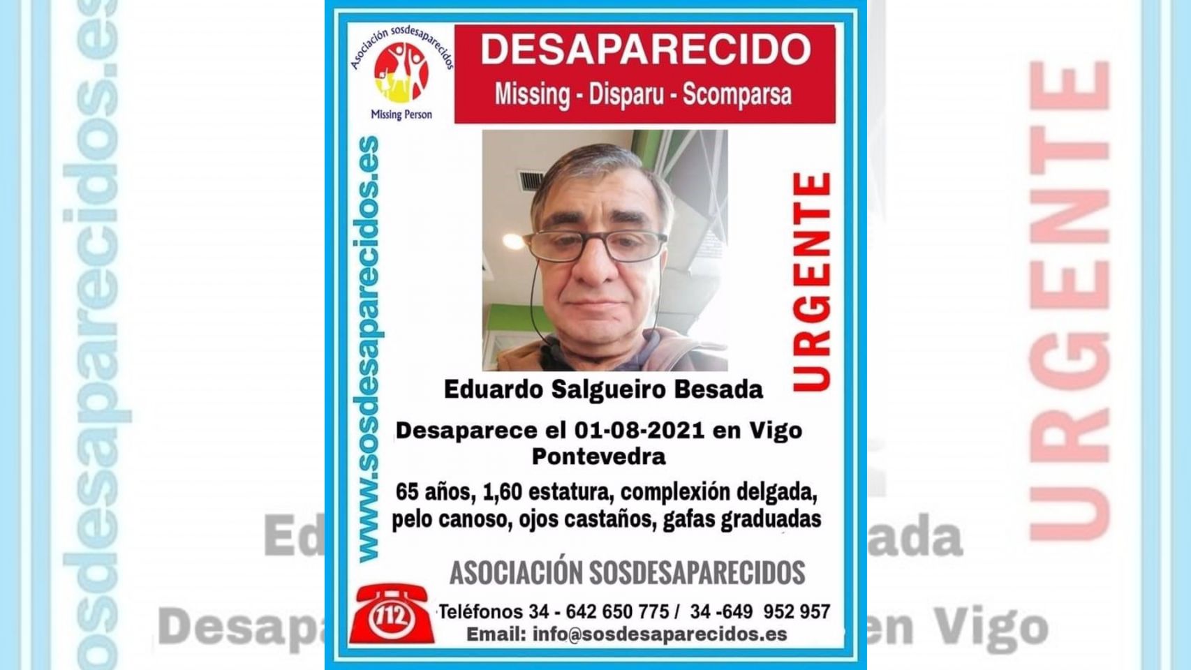 Cartel SOS DEsaparecidos