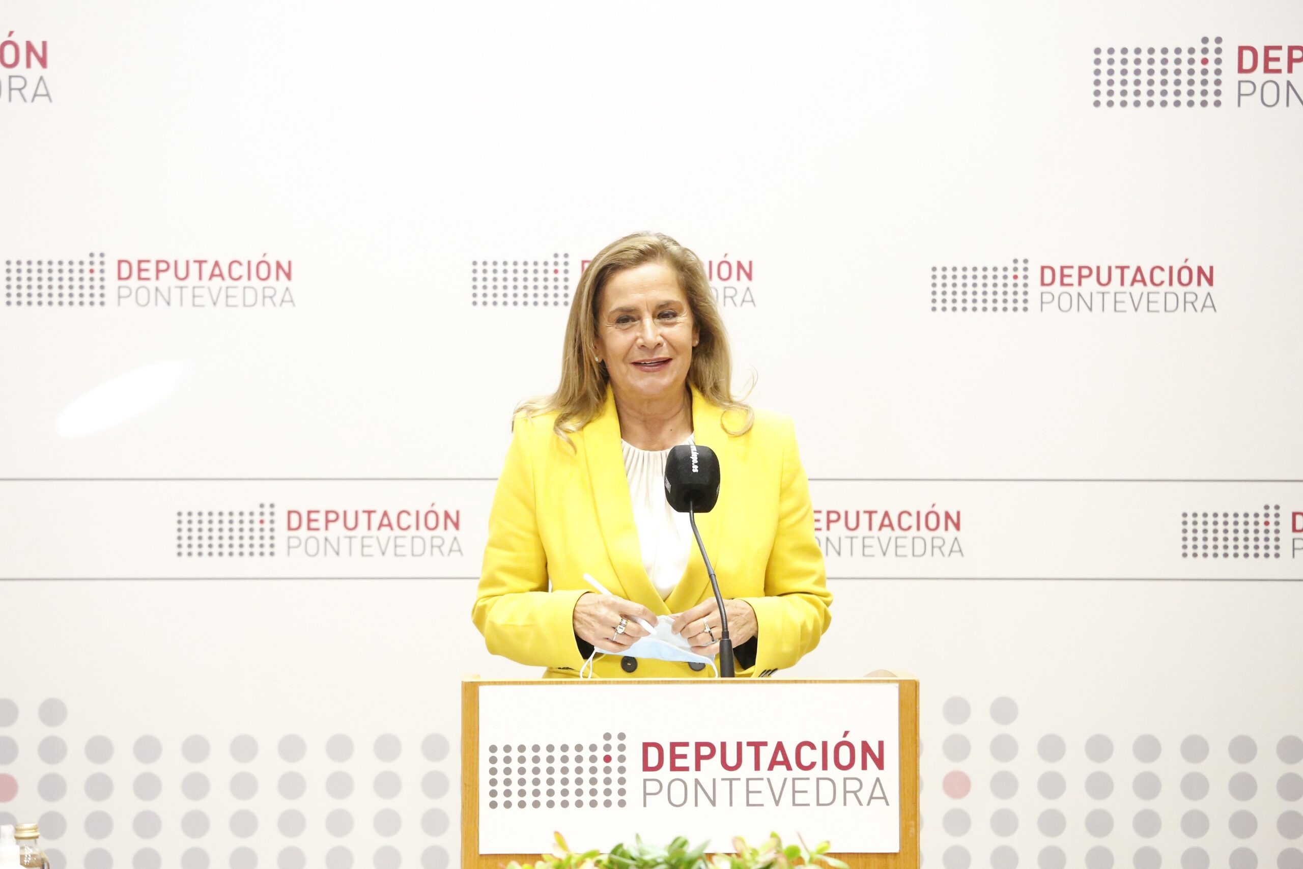 A presidenta da Deputación de Pontevedra, Carmela SIlva