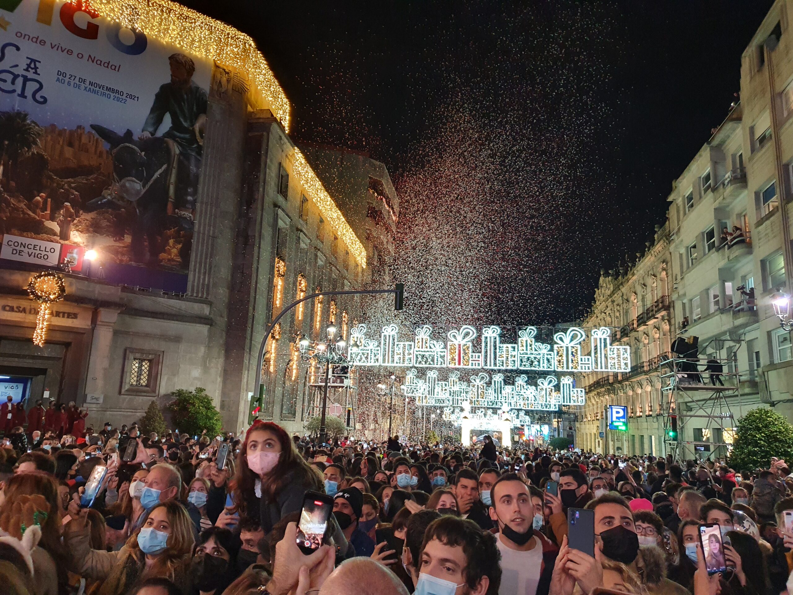 La Navidad ya atrae,"con mucho", más turismo a Vigo que las playas en verano