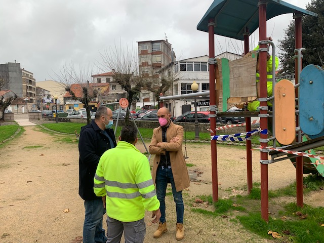 O novo alcalde do Porriño ordena a reparación urxente dos parques infantís