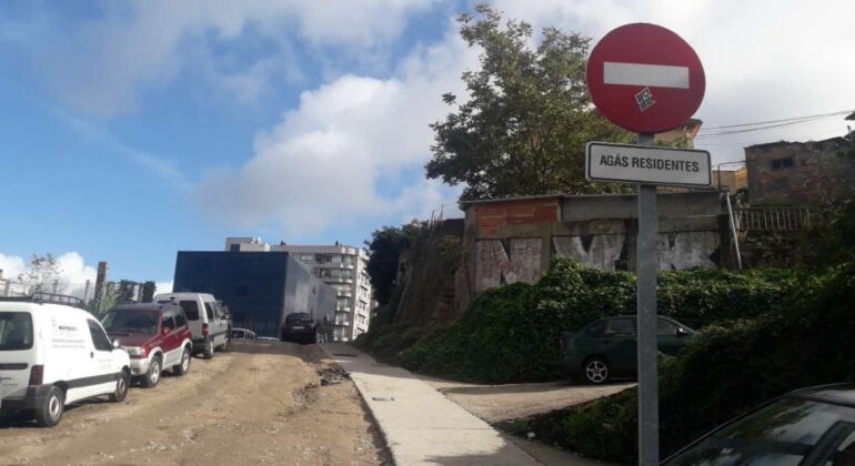 Rúa Callao en el centro de Vigo