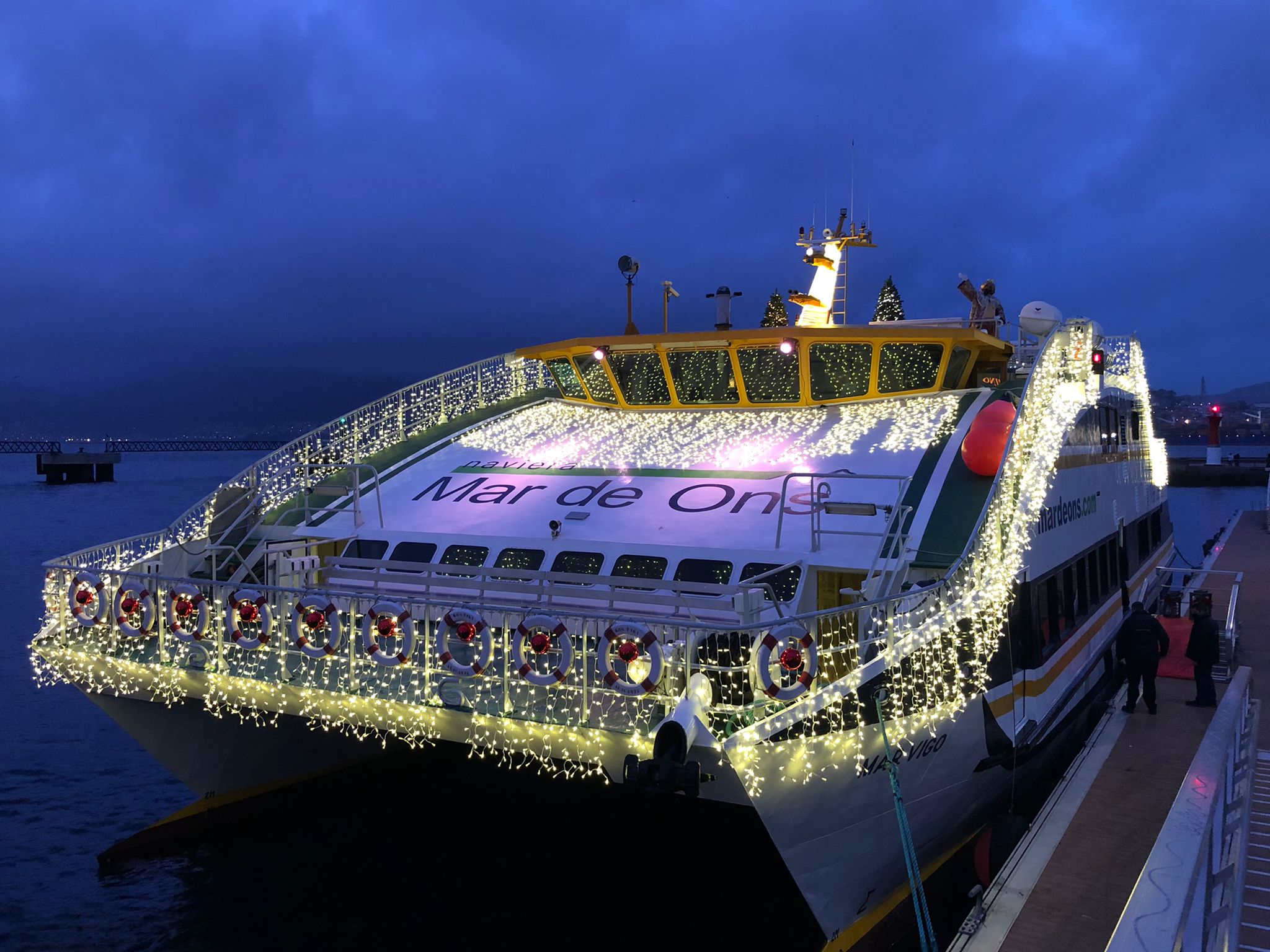 Horarios especiales de los barcos Vigo-Cangas el 31 de diciembre y 1 de enero