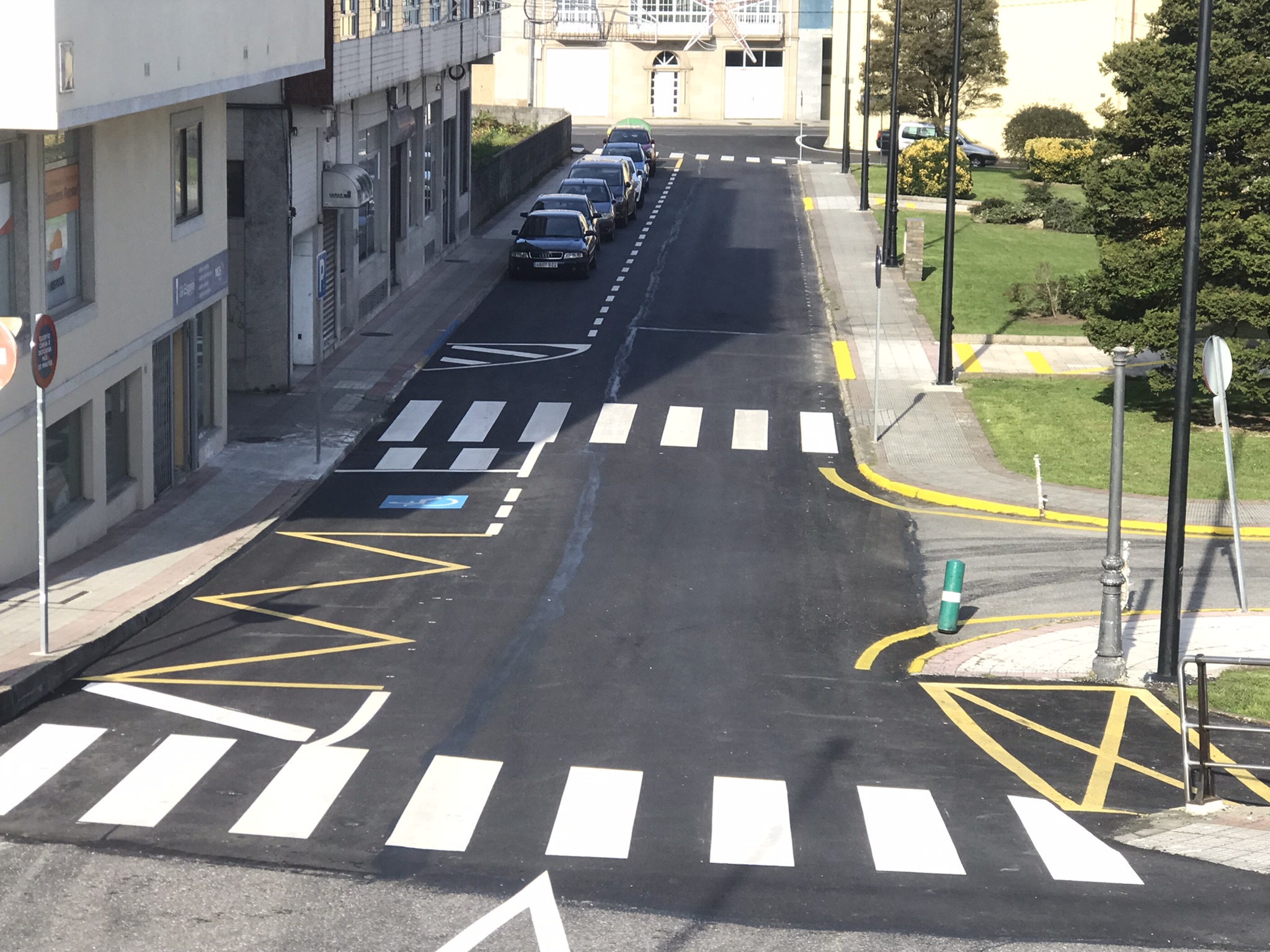 O Concello da Guarda mellora a seguridade viaria co asfaltado de viarios públicos