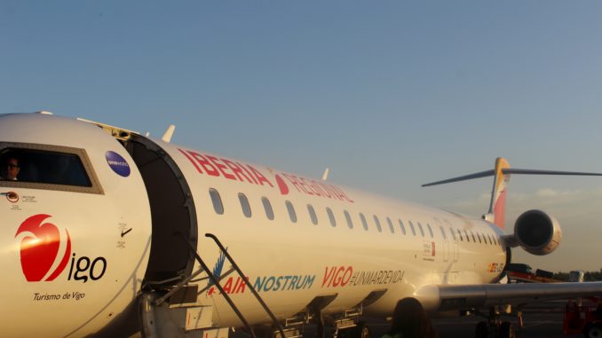 Air Nostrum ofrece, de abril a septiembre, 888 vuelos en el aeropuerto de Vigo