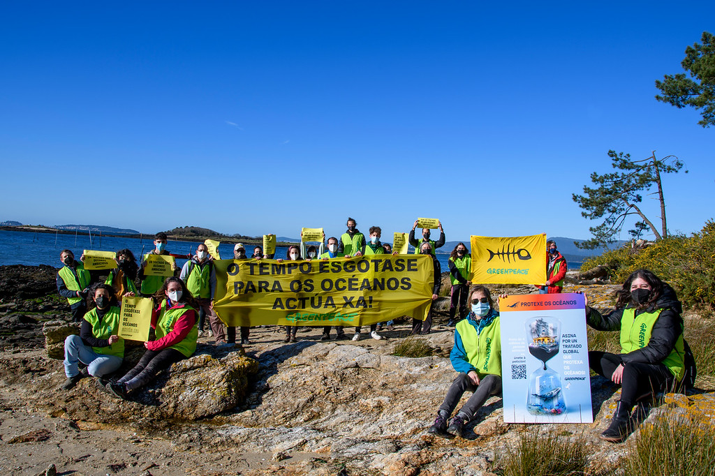 Greenpeace reclama un 'Tratado dos Océanos' dende o Parque das Illas Atlánticas
