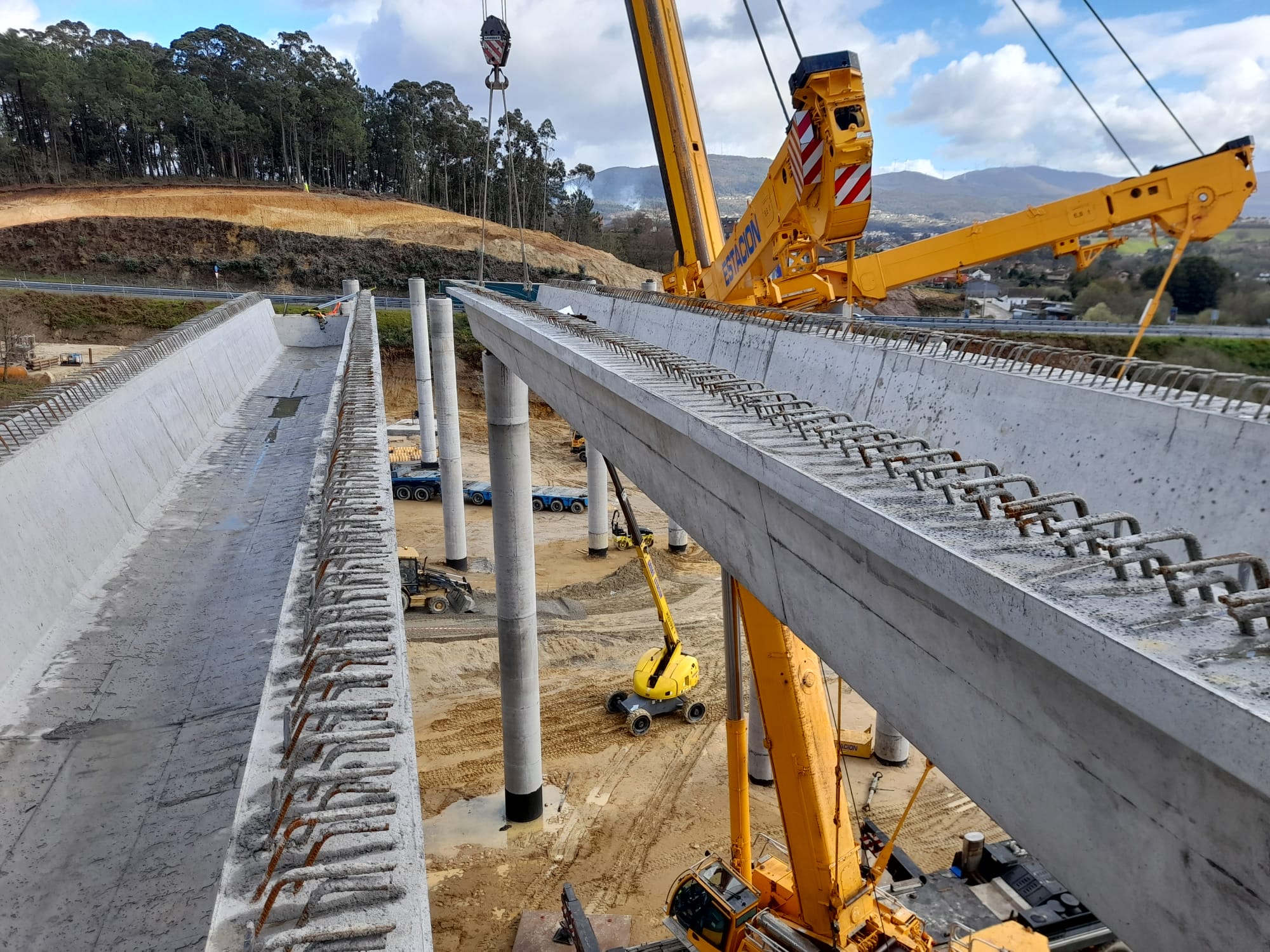 Avanzan as obras da 'vía de alta capacidade' entre Tui y A Guarda