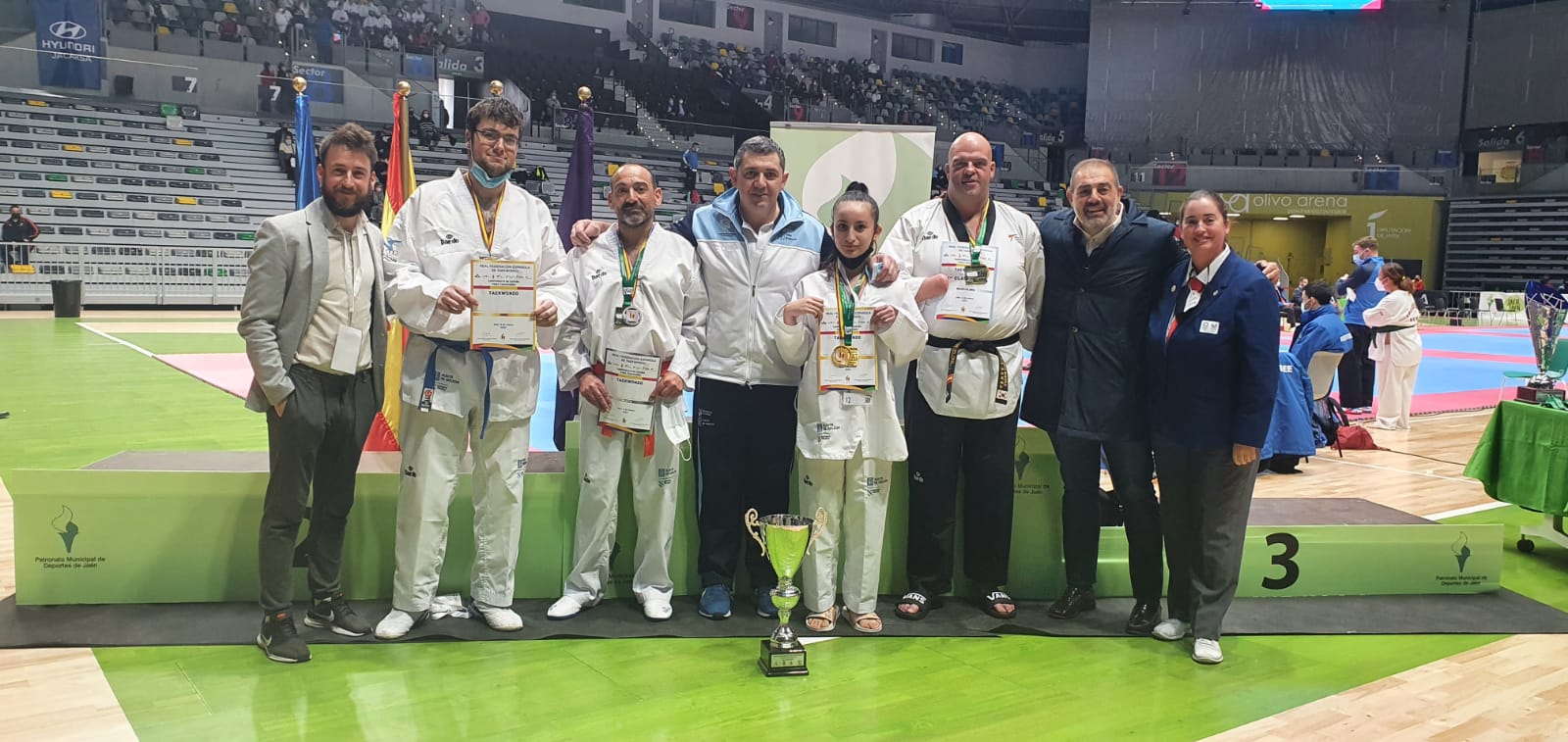 Galicia, subcampioa no Campionato de España de Parataekwondo
