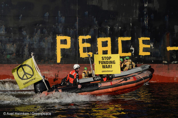 Greenpeace denuncia que Repsol sigue importando petróleo de Rusia