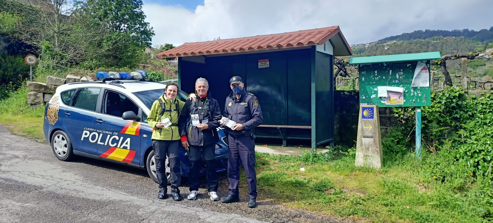 Una App de la Policía facilita más seguridad a quienes hacen el Camino de Santiago