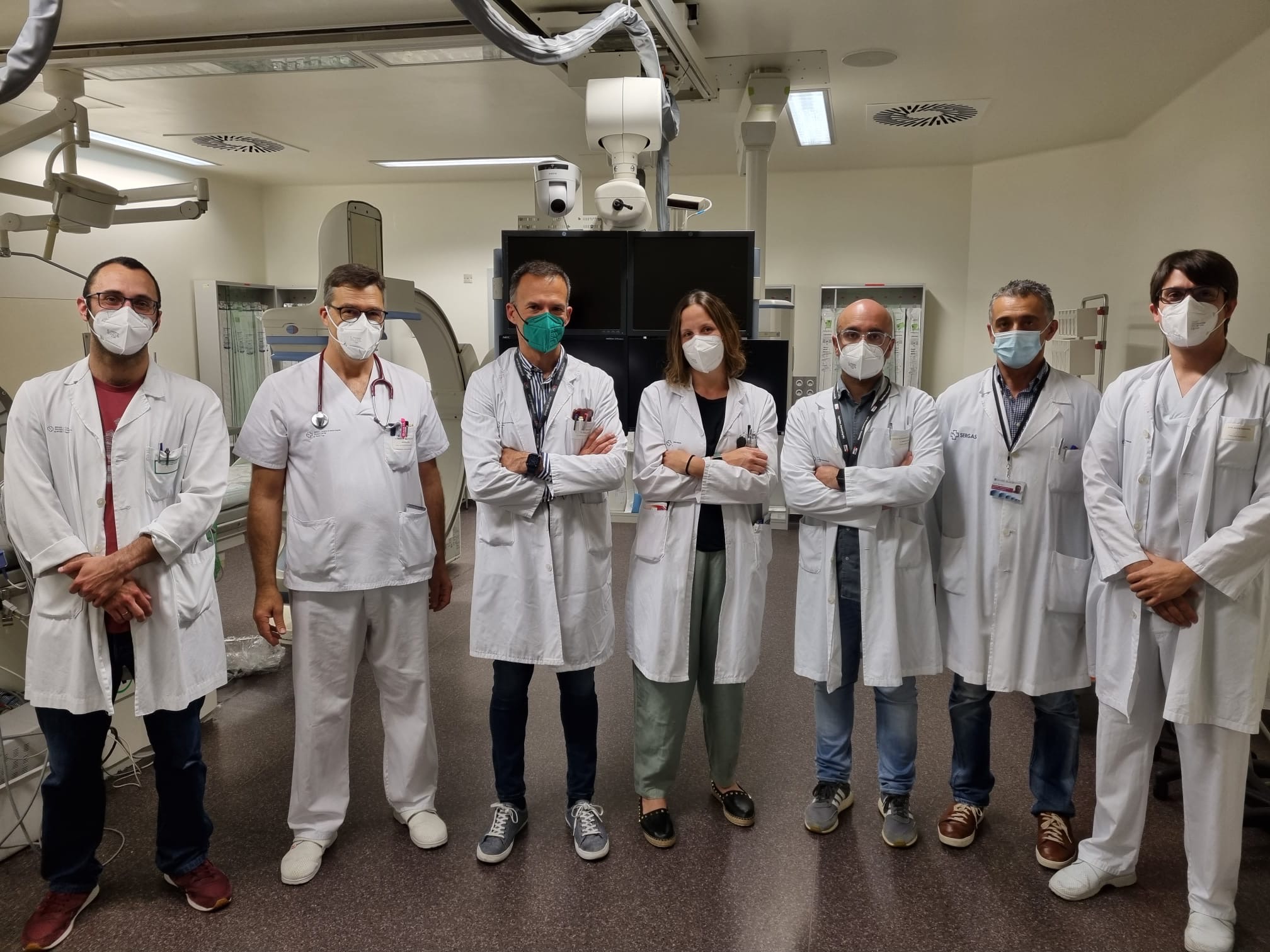 A sanidade pública de Vigo pioneira en implantes de protección de carótidas
