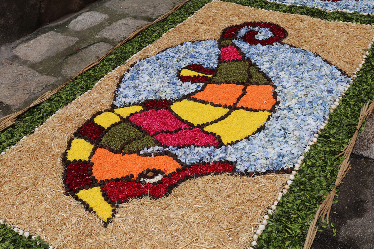 As Alfombras florais encherán de cor as rúas da Guarda esta fin de semana