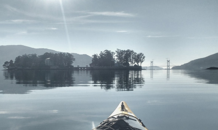 Rutas en kaiak á Illa de San Simón