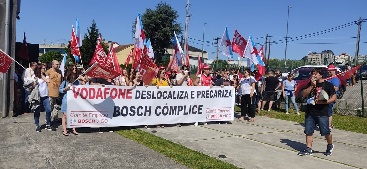 Folga do persoal de Bosch en Vigo contra o despido de 148 compañeiros