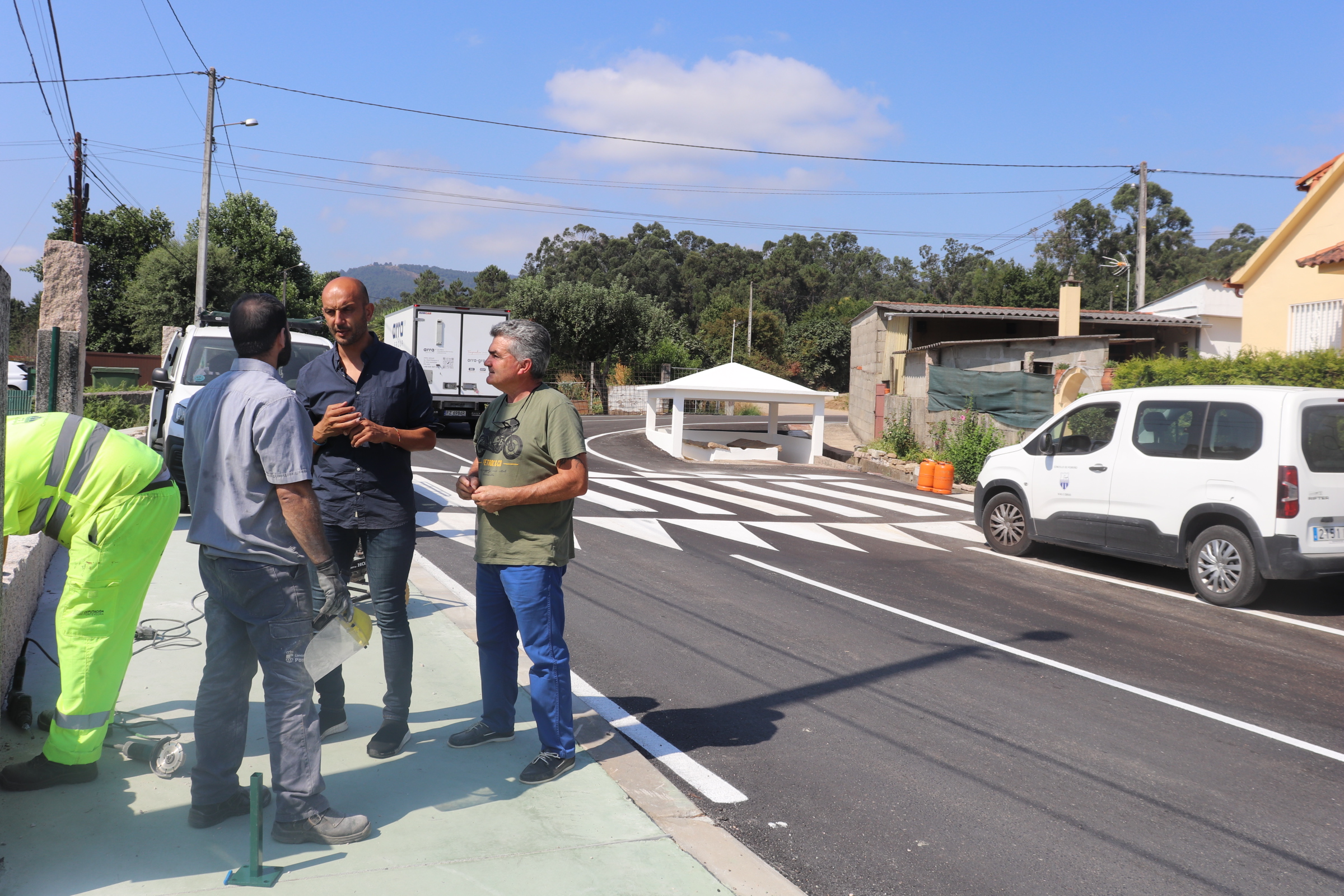 Rematado o acondicionamento do acceso a Torneiros dende a estrada PO-331