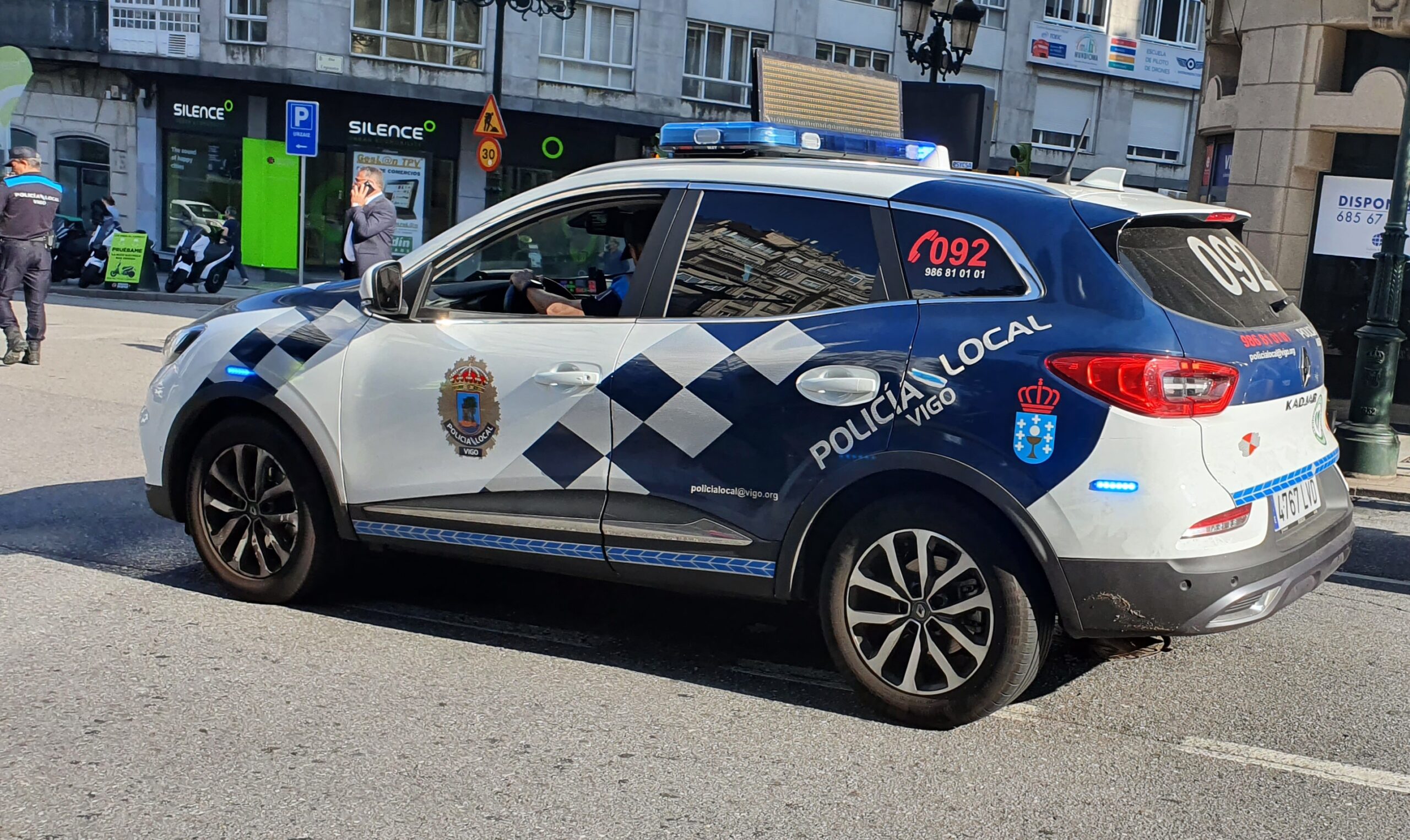Tres detenidos en Vigo por agresión y resistencia a la Policía