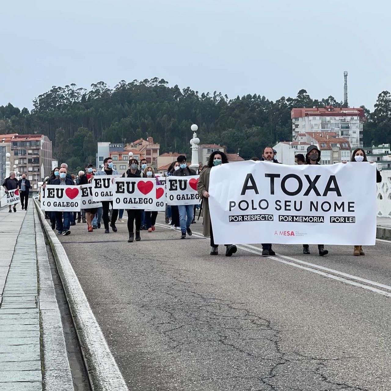 A xustiza obriga o Goberno a permitir a concentración en defensa do nome da Toxa