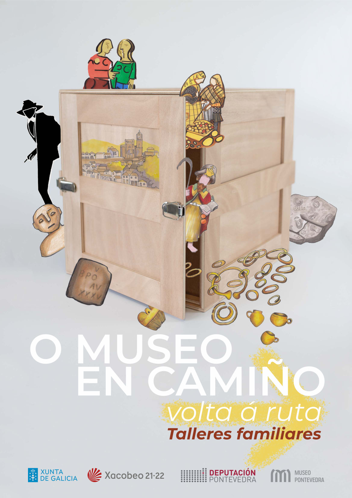 O Museo acolle catro obradoiros artísticos experimentais para familias