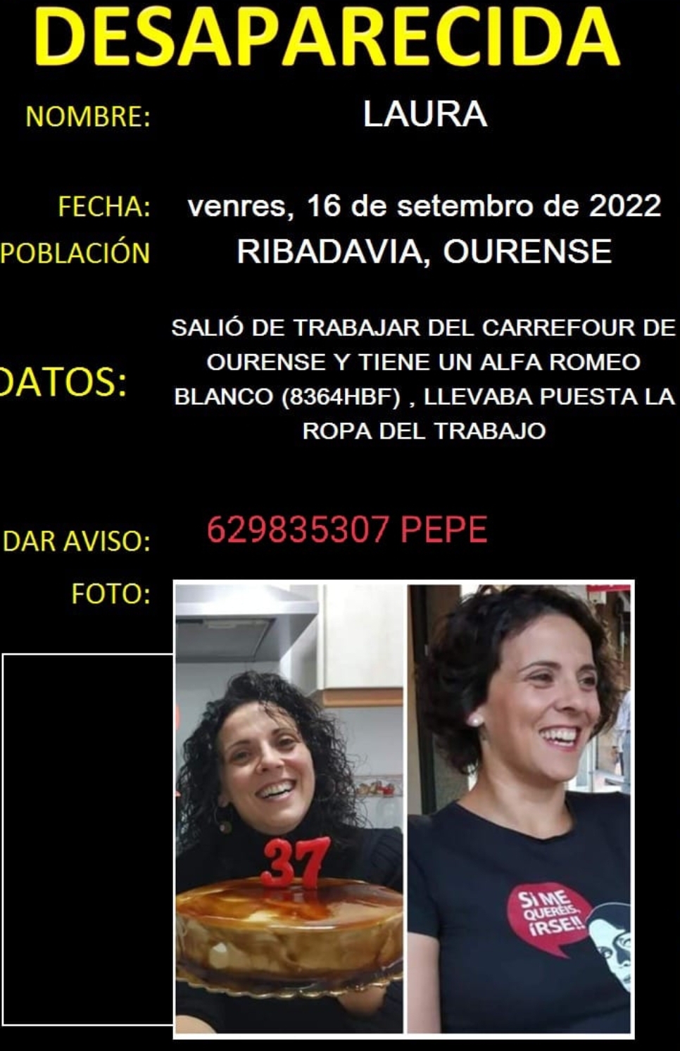 Buscan a una mujer desaparecida en Ourense