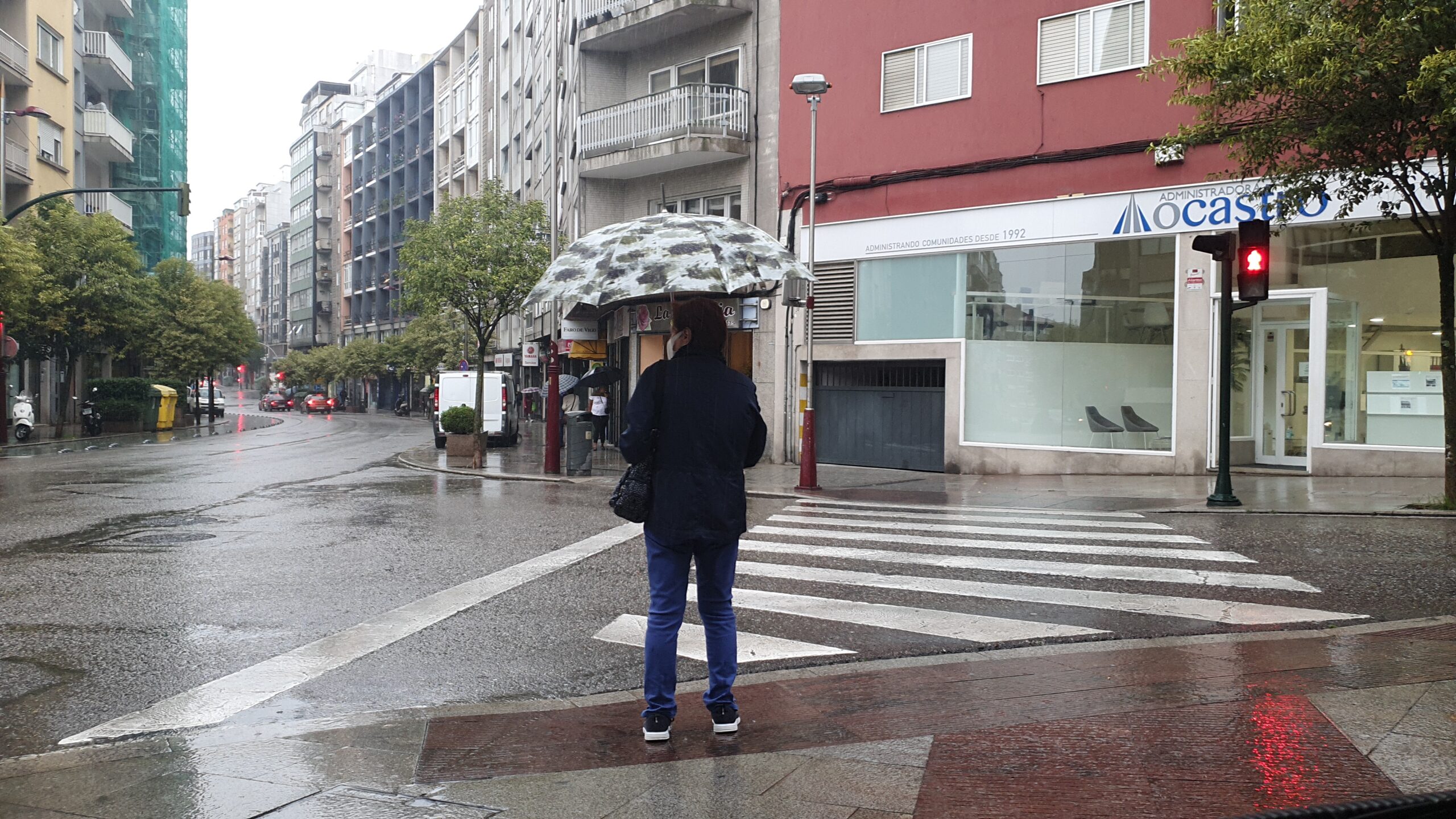Vigo, uno de los lugares donde más llovió en España la última semana