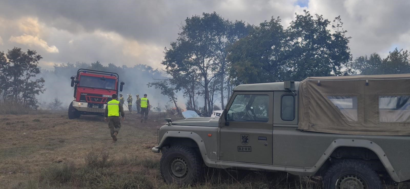 Las Fuerzas Armadas concluyen su labor de ayuda contra los incendios en Galicia