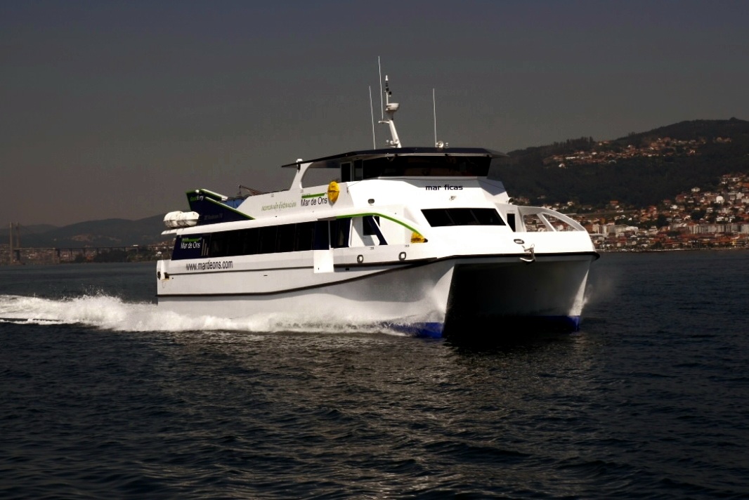 Mar de Ons cancela este domingo el transporte marítimo entre Cangas y Vigo