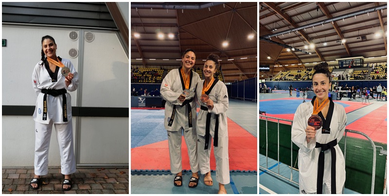 Desirée Rivadulla, prata, e Irene Montemuiño, bronce no Open de Holana de Taekwondo