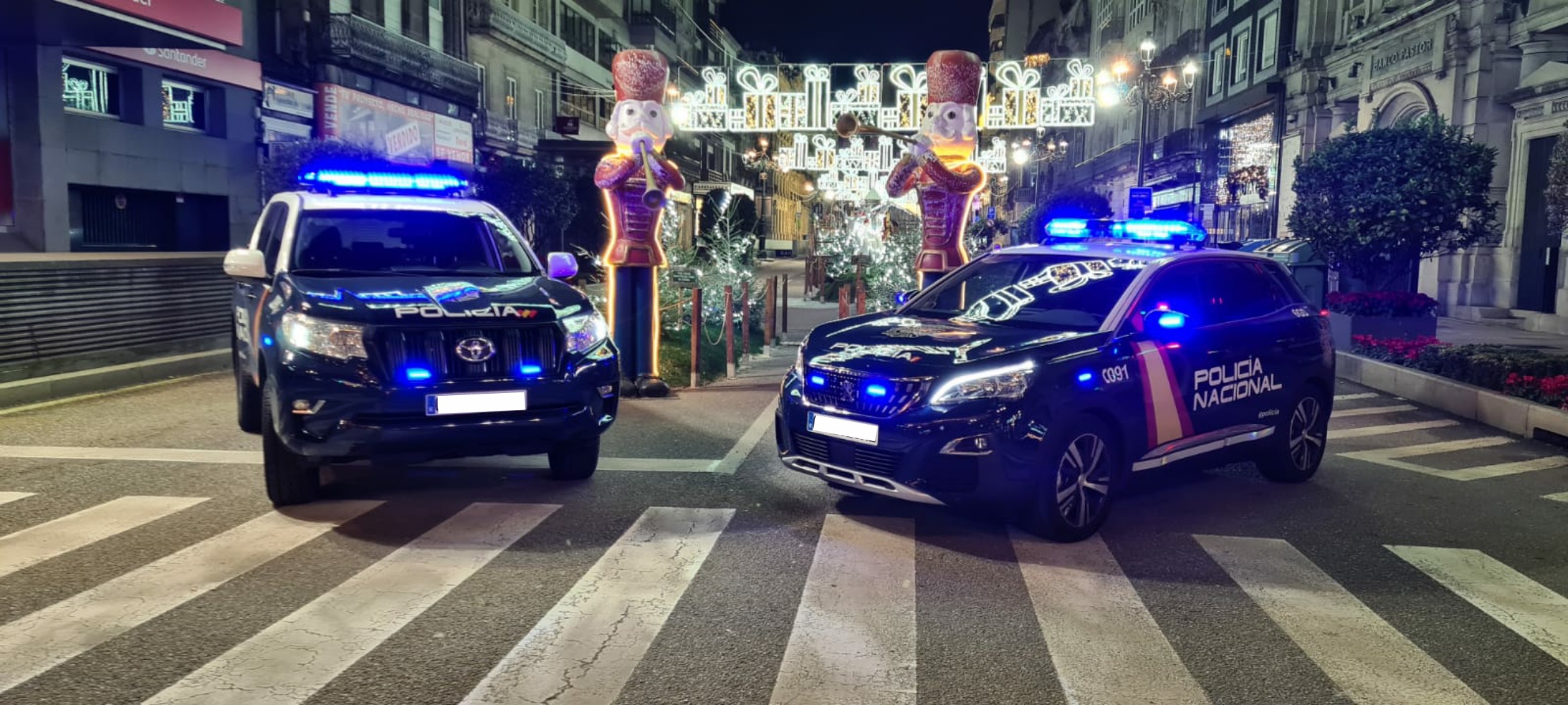 La Policía Nacional incrementa su presencia en las zonas comerciales de Vigo