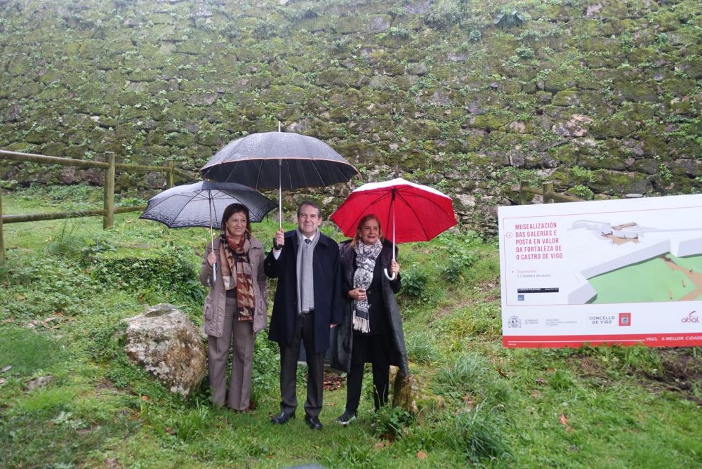 El Concello inicia las obras de musealización de la fortaleza de O Castro