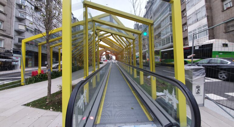 Empiezan las obras de las rampas mecánicas de Pintor Colmeiro